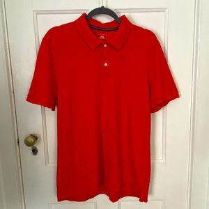 Gap Pique Polo Shirt, Short Sleeve, Reddish Orange, NWOT. Size L
